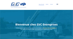 Desktop Screenshot of gvc-entreprise.com