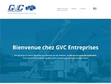 Tablet Screenshot of gvc-entreprise.com